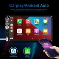 Podofo FM USB Lettore multimediale per auto 7 pollici 2din Autoradio Android Auto Carplay Lettore MP5 Cartereo per auto Unità principale stereo Radio