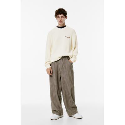 Super Baggy Jacquard Trousers