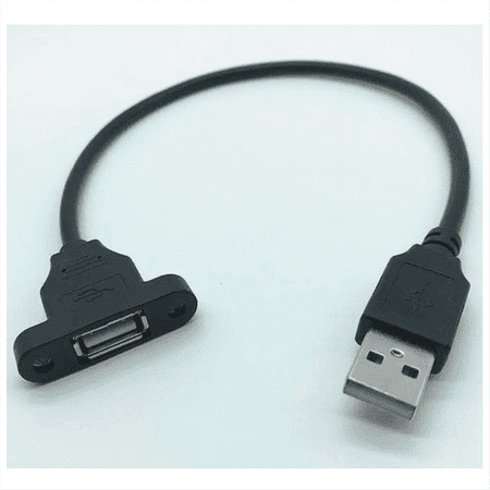 USB 2.0 Extension Cable Data Cable Male to Female Extender 1M for Advertising Machine USB 2.0 Extension Cable 1 * 1m extension cable Black