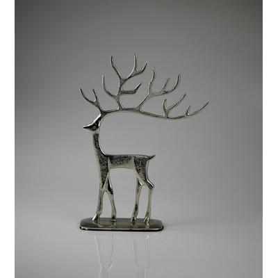Dekofigur AM DESIGN "Dekotiere, aus Aluminium", silber, B:21cm H:29cm, Aluminium, Dekofiguren, BxH: 21x29 cm Image