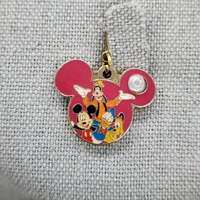 Disney Jewelry | Wdw Disney Where Dreams Come True Mickey Goofy Donald Pluto Charm Zipper Pull | Color: Silver | Size: Os