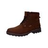 Schnürstiefelette CAMEL ACTIVE "camel active Stiefelette Leder", Herren, Gr. 46, braun (cafe), Leder, casual, Schuhe
