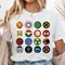 Avengers Marvel T-Shirt Avengers T-Shirt de sport super-héros Marvel T-Shirt famille correspondant T-Shirt Kawaii mignon T-Shirt style décontracté