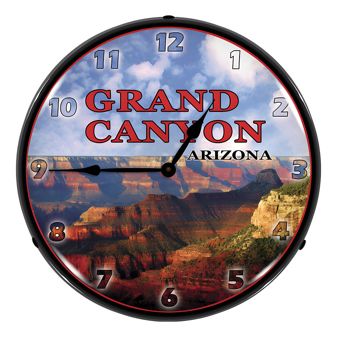 Collectable Sign and Clock Grand Canyon Arizona Backlit Wall Clock