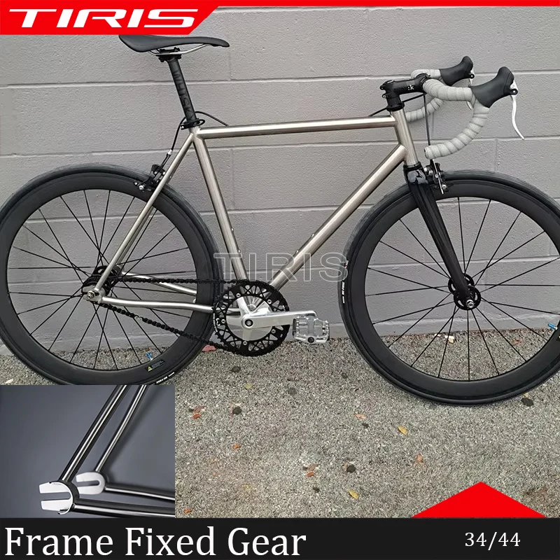 TIRIS-FJ1 Fixed Gear Fahrradrahmen Cyclocross Road Single Speed Fahrradrahmen Rennen Radfahren Rahmenset 700C 29 Custom Image