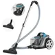 Aspirapolvere a contenitore senza sacco 2 in1 da 1600 W, filtrazione multiciclonica, aspirapolvere con filo per pavimenti duri, tappeti, peli di animali domestici