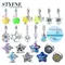 Charms 925 Sterling Silver Star Series Beads Luminous Pendants Fit Woman Bracelet Necklace Jewelry Charms DIY Anniversary Gift