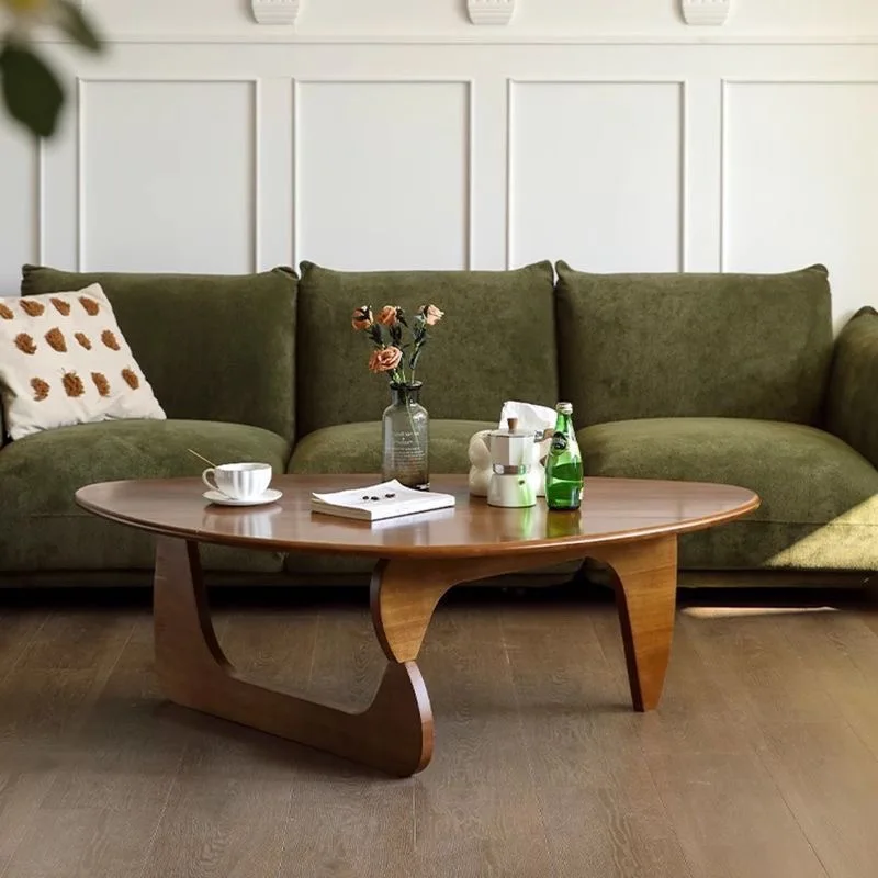 Wohnzimmer-Teetisch aus echtem Holz, einzigartige Form, dekorativer kleiner Beistelltisch, hochwertige praktische Massivholzmöbel