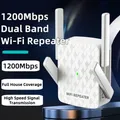 Ripetitore WiFi 5Ghz Router 1200Mbps Amplificatore WiFi Extender Dual Band 2.4G e 5GHz Ripetitore di segnale Wi-Fi Interfaccia di rete a lungo raggio