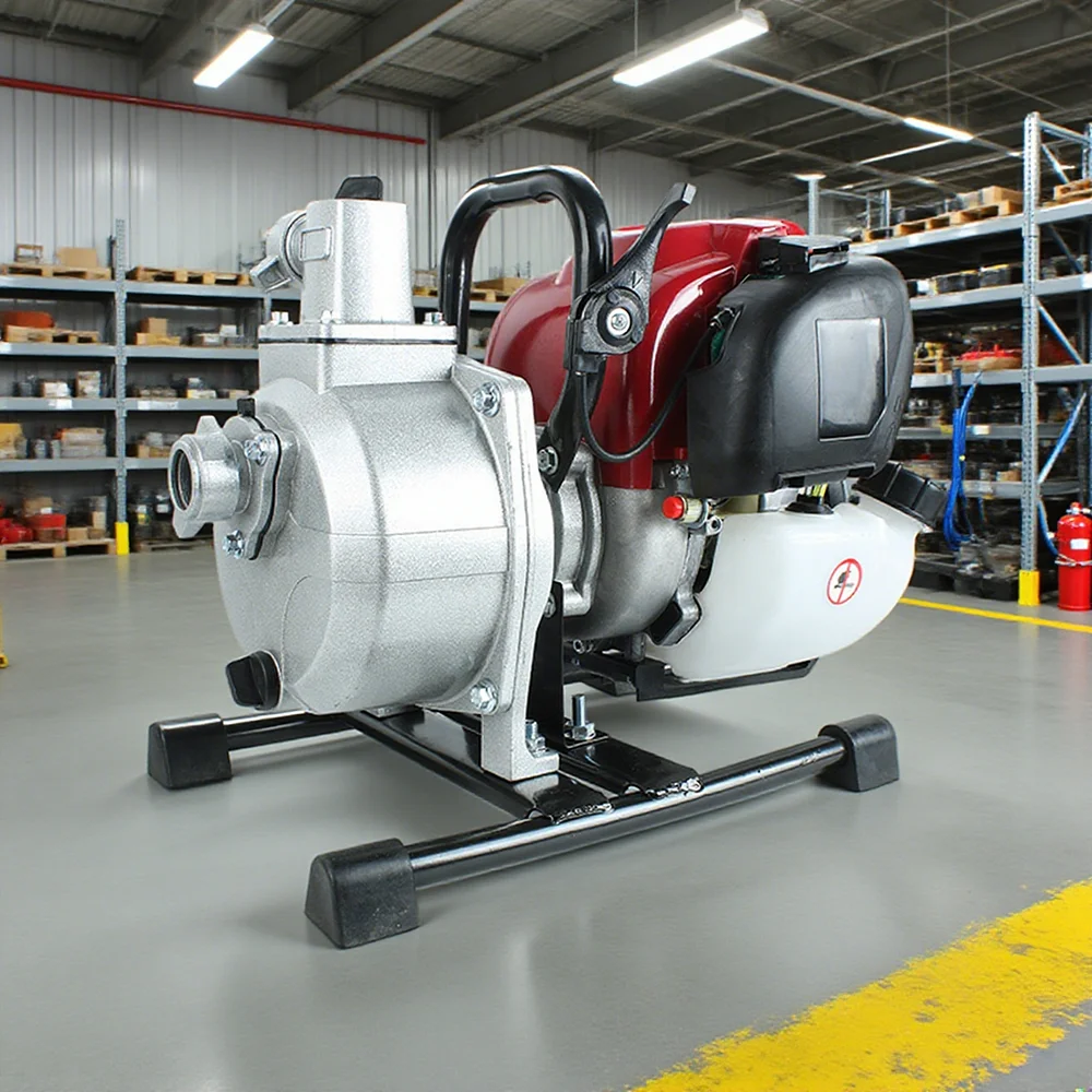 Four/Two-Stroke Booster Pump Water Pump Small Household Vegetable Garden Irrigation High Head Self-priming Pump Gasoline Pump