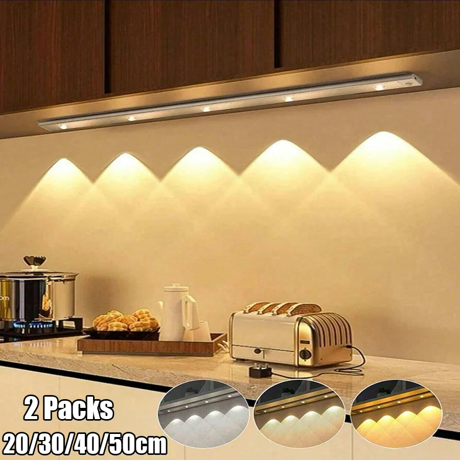 Nachtlicht USB Motion Sensor Drahtlose Ultra Dünne LED Wein kühler Licht Für Küche Schrank Schlafzimmer Schrank Schrank Beleuchtung