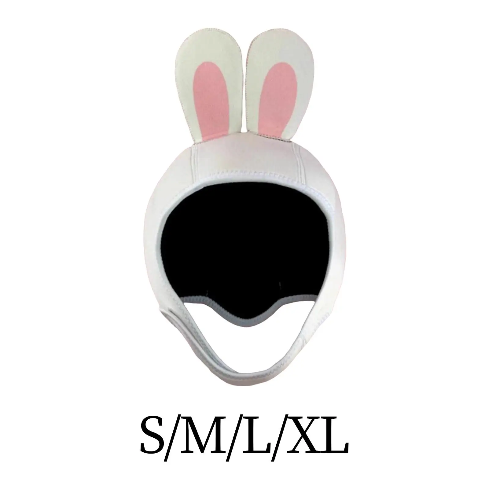Cartoon Rabbit Diving Hood 3mm Neoprene Hood for Rafting Snorkeling Winter