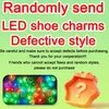 Cartoon Tiere LED Schuh Charms für Frauen Mädchen Geschenk Zufällige Mängel Leuchtende Schuh Zubehör Dekoration Pin Clog Jeans