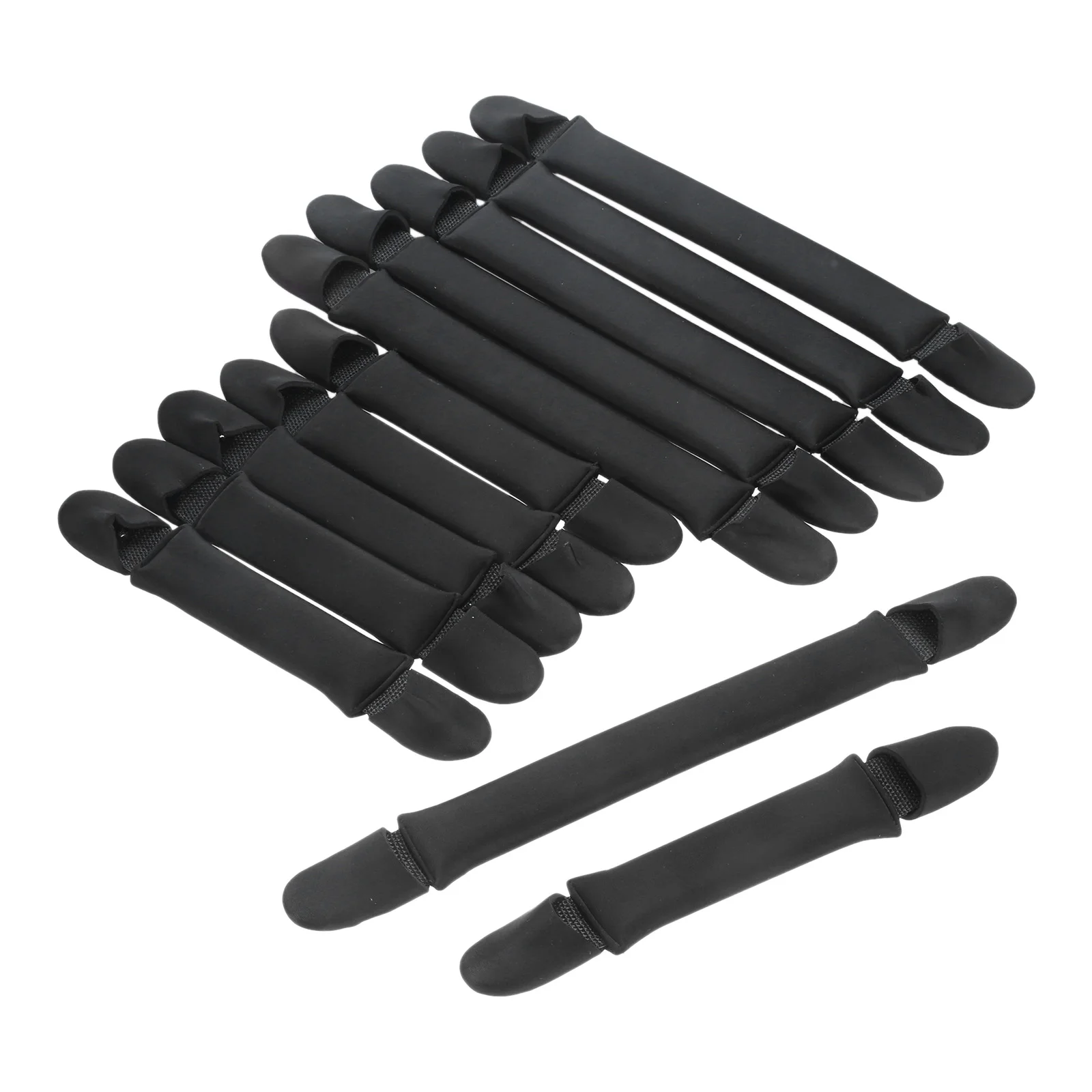 6pcs Surfboard Handle Neoprene & PU Black Soft Handles Surfing Board Surf Rescue Boards Accessories Durable