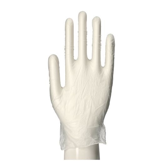 WORK-INN/PS 1000 Handschuhe, Vinyl puderfrei "Comfort" transparent Größe M (98405, 10x100 Stück) Image