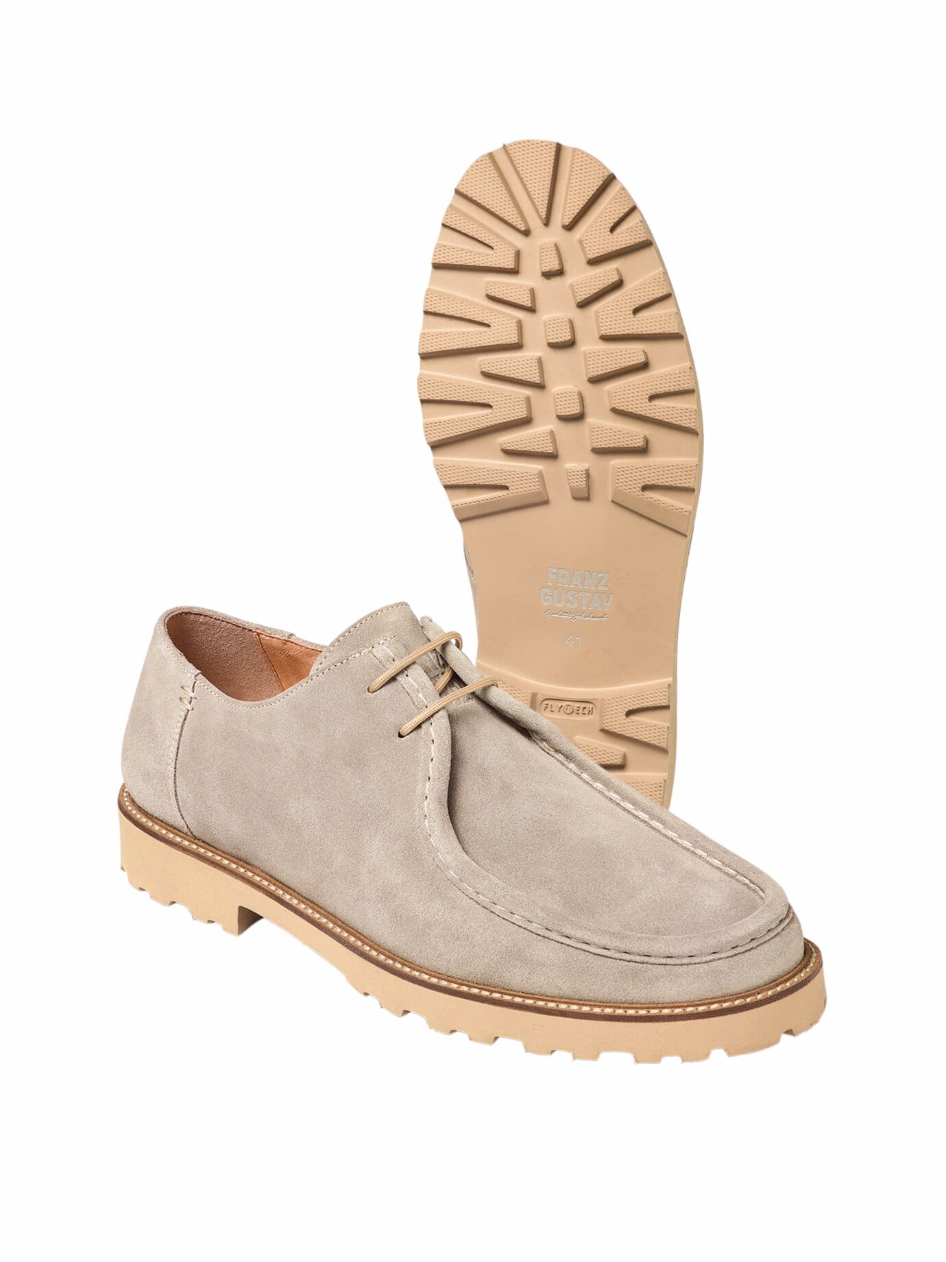 Veloursleder-Halbschnürer Image