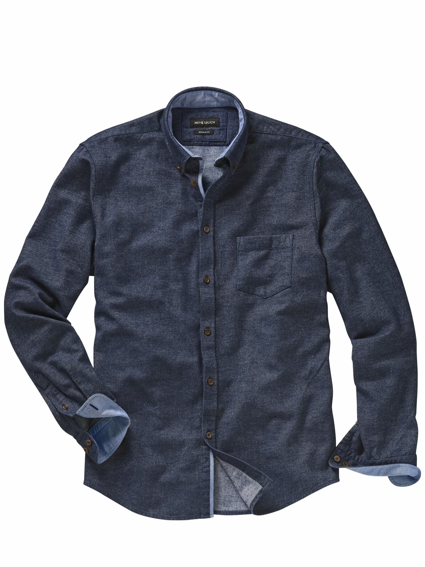 Denim-Look-Flanellhemd Image