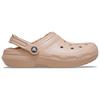 Crocs - Classic Lined Clog - Sandalen US M4/W6 | EU 36-37 beige/braun