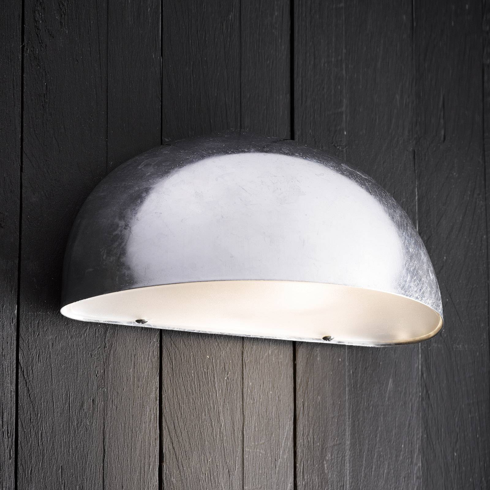 Nordlux Outdoor Wall Light BERGEN, Alu / grey / zinc, metal, Modern, Outdoor Wall Light