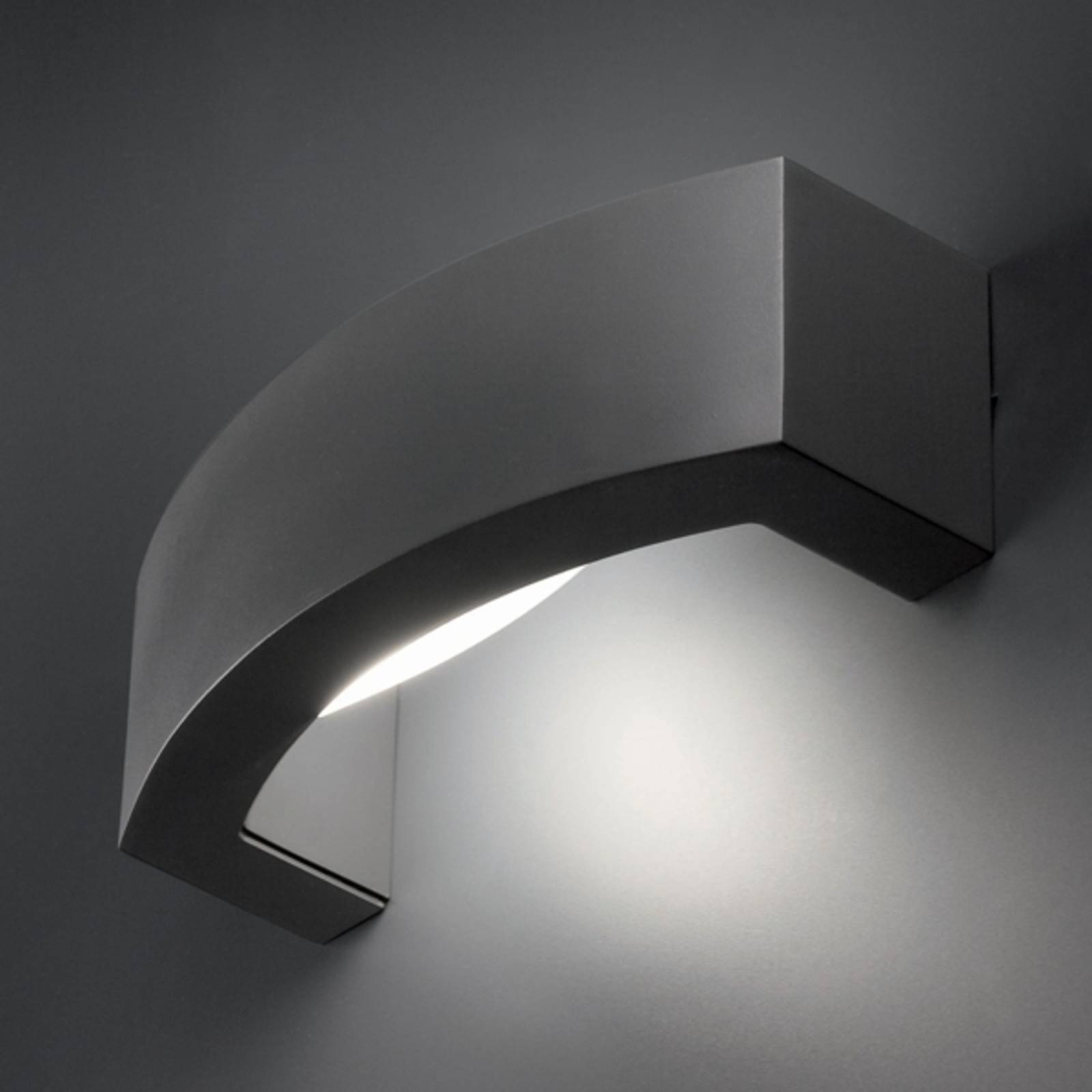 FARO BARCELONA Outdoor Wall Light ANCORA, Black, Aluminium, Modern, Outdoor Wall Light