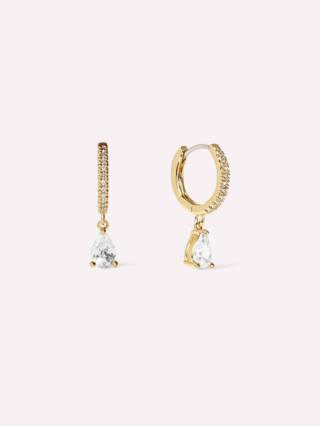 Plus Size Women's Elise Delicate Huggie Hoops by Ana Luisa in Gold (Size OS)
