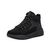 Schnürstiefelette RIEKER "Rieker Stiefelette Leder", Herren, Gr. 47, schwarz, Leder, casual, Schuhe