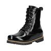 Schnürstiefelette ANDREA CONTI "Andrea Conti Stiefelette Leder", Damen, Gr. 37, schwarz, Leder, casual, Schuhe