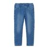 Regular-fit-Jeans S.OLIVER JUNIOR, Mädchen, Gr. 110, N-Gr, blau, Denim/Jeans, Obermaterial: 80% Baumwolle, 18% Polyester, 2% Elasthan, casual, regular fit knöchellang, Jeans, mit Taschen