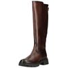 Stiefel GABOR "Gabor Stiefel Nappaleder", Damen, Gr. 38, braun (mittelbraun), Nappaleder, casual, Schuhe