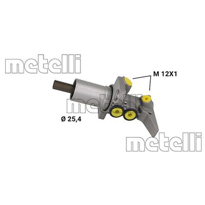 METELLI Hauptbremszylinder 25,4mm für AUDI (FAW) 8K0611021 8K0611021B 05-1187 Image