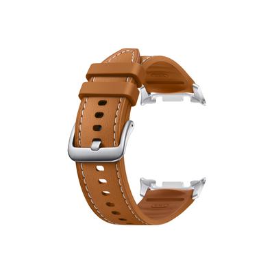SAMSUNG Wechselarmband "Hybrid Band (Gr. S/M/L) für Samsung Galaxy Watch8 / Watch8 Classic", braun, Samsung Galaxy Watch8-Samsung Galaxy Watch8 Classic, Uhrenarmbänder