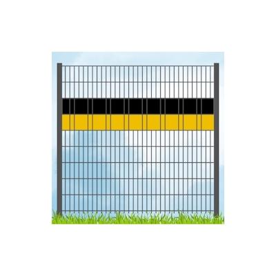 zaun|zu® Sichtschutz Vereinsfarben Schwarz/Gelb Volle Streifenbreite Image