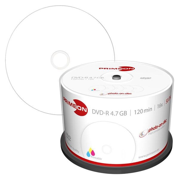 PRIMEON DVD-R 50 Stück Spindel Image