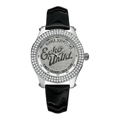 Marc Ecko E10038M1 Mittlere Rollie Silber Schwarz Uhr Image