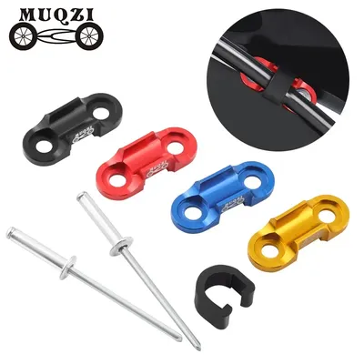 MUQZI Bicycle Cable Guide MTB Road Folding Bike Shift Brake Housing Hose Guide Clamps Frame C-Clips Clamp Adapter