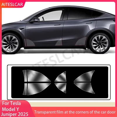 For Tesla Model3 Highland Front Door Rear Door Protective Film Invisible Car Clothing TPU Film Decoration for Model Y Juniper