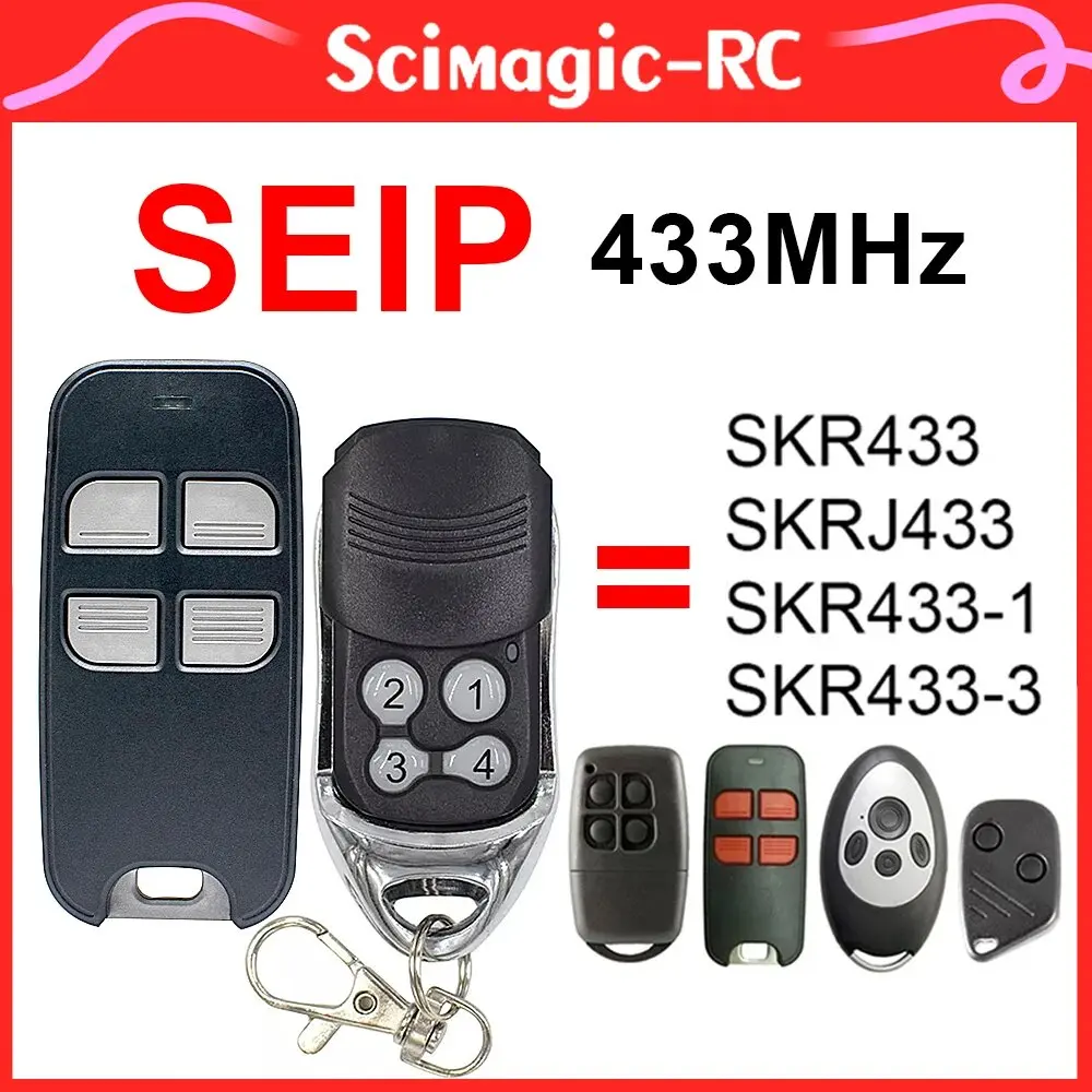 SEIP SKRJ433 SKR433-1 SKR433-3 Rolling-Code-Garagentor-Fernbedienung Elektrische Torsteuerungsbefehle 433,92 MHz Image