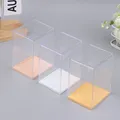 Vetrina trasparente da 1 pezzo Scatola di immagazzinaggio in acrilico di alta qualità Scatola di visualizzazione per bambole addensata antipolvere per la casa