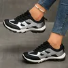 Mode Silber Mix Farbe Nicht Slip Wanderschuhe Frauen 2025, Herbst Atmungsaktive Lace Up Sneakers Komfort Weiche Sohle Sport Schuhe