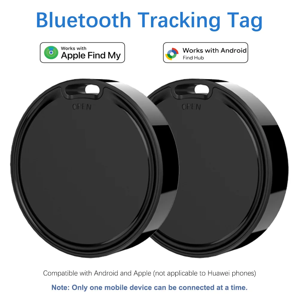 Neuer Dual-System-Tracker für iOS oder Android. Bluetooth-Tracking-Tag. Artikel-Locator funktioniert mit der iOS Find My oder Google Find Hub App Image