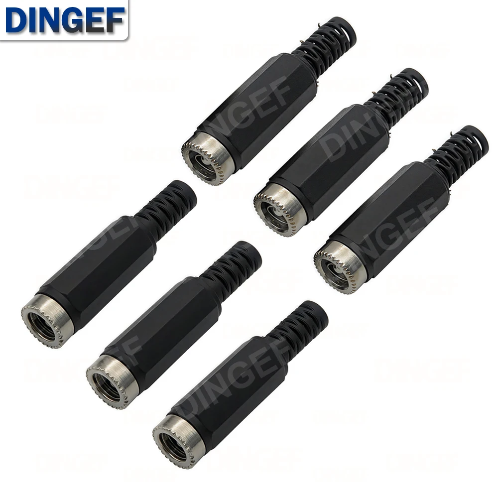 10PCS Weibliche DC Power Jack Stecker Buchse Adapter Stecker 2,1/2,5mm x 5,5mm Für Buchse Reparaturen Werkzeug 5,5*2,1mm 5,5*2,5mm Image