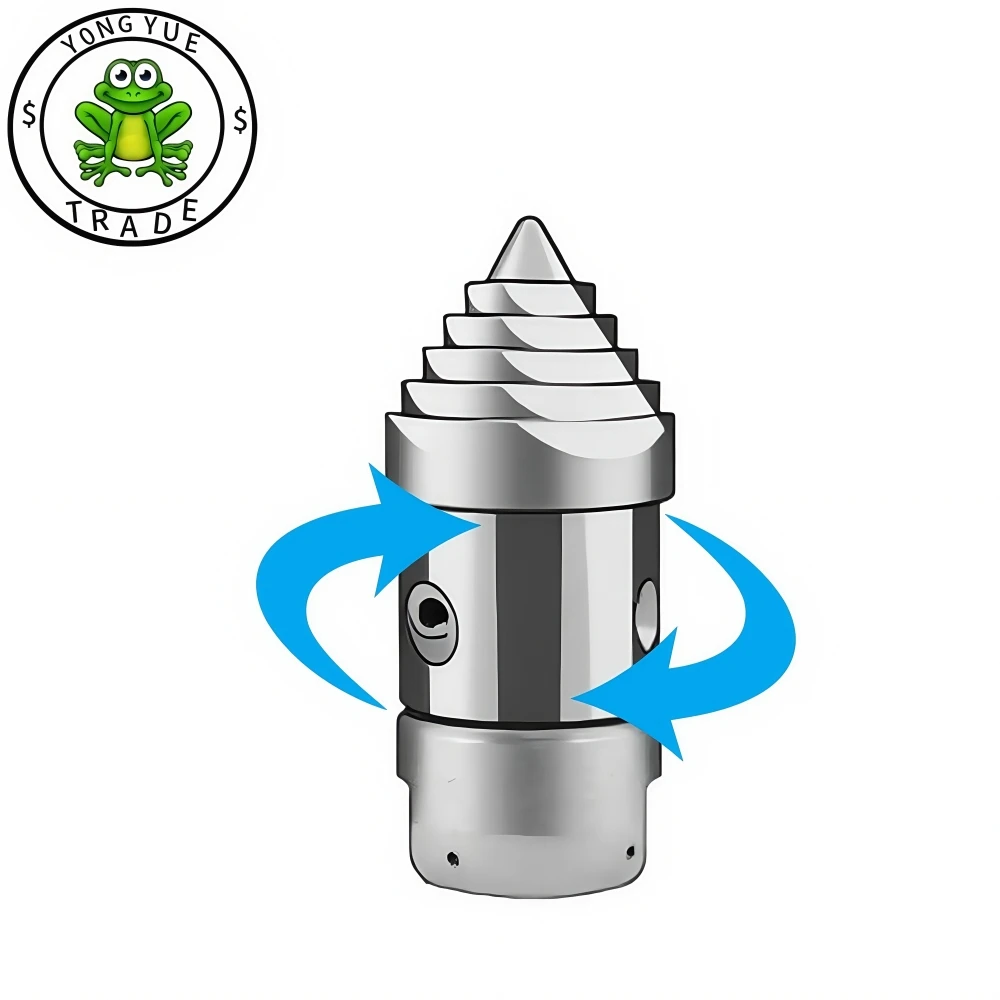 3/8 Zoll Kanalisation Entwässerung Reinigung Düse 10L ~ 35L Edelstahl Düse Druck Reinigung Maschine Rotierende Düse Reinigung Werkzeug Image