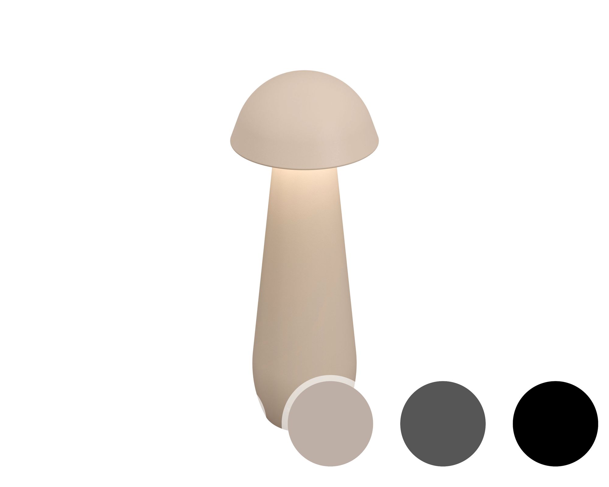 Villeroy & Boch »Modena« Akku-Tischleuchte matt sand / 21 cm Image