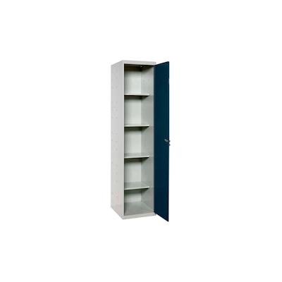 PROREGAL Putzmittelschrank AMEGO | HxBxT 180x40x40cm | 4x Fachboden | Anthrazit-Grau | Metallschrank Haushaltsschrank Image