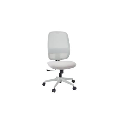 Bürostuhl / Drehstuhl Minoro W Sitz Stoff / Rücken Netzstoff weiß / taupe hjh OFFICE Image
