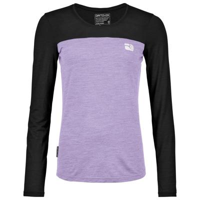 Ortovox - Women's 150 Cool Logo L/S - Merinoshirt Gr L lila/schwarz Image