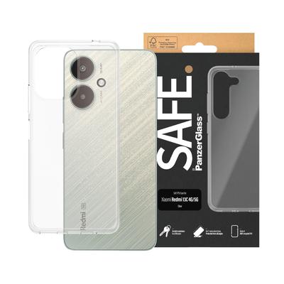 SAFE BY PANZERGLASS Handyhülle "TPU Case für Xiaomi Redmi 13C", transparent, B:10cm H:2cm T:18cm, Hüllen, Backcover, Schutzhülle, Handyschutzhülle, Case, Schutzcase, stoßfest