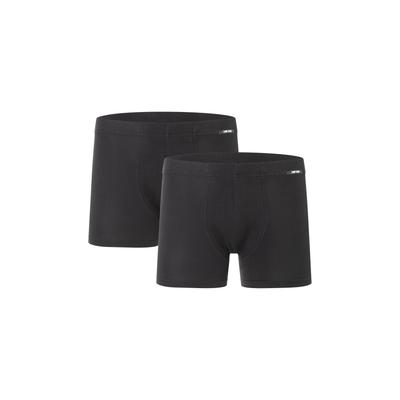 Boxershorts CAMP DAVID "casual", Herren, Gr. L, mindset schwarz, Obermaterial: 95% Baumwolle, 5% Elasthan, unifarben, Unterhosen, mit elastischem Bund Image