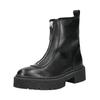 Stiefelette STEVE MADDEN "STEVE MADDEN Stiefelette Leder", Damen, Gr. 39, schwarz, Leder, casual, Schuhe