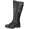 Stiefel REMONTE "Remonte Stiefel Lederimitat", Damen, Gr. 40, schwarz, Lederimitat, casual, Schuhe